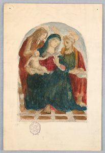 Madonna og barn af Francis Augustus Lathrop