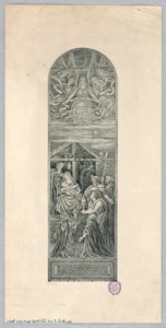 Mindevindue for Harriet M. Crall af Francis Augustus Lathrop
