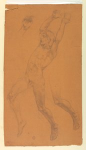 Studier for en flyvende figur af Francis Augustus Lathrop