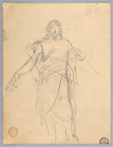 Study for Christ, Chancel of St. Bartholomew, New York af Francis Augustus Lathrop