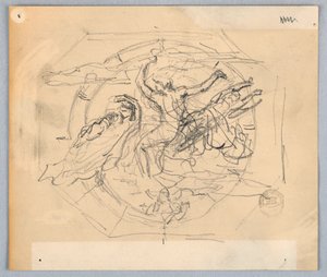 Studie til "Zodiac" af Francis Augustus Lathrop