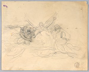 Tilbedende engle af Francis Augustus Lathrop