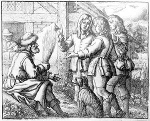 Den gamle mand og hans sønner, illustration fra 