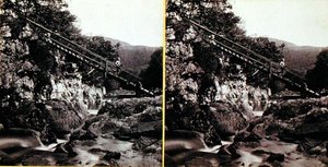 Bettws-y-Coed, minearbejdernes bro (foto) af Francis Bedford
