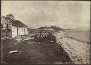 Criccieth fra vest af Francis Bedford