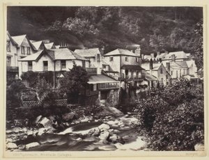 Lynmouth, Riverside Cottages af Francis Bedford
