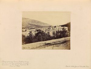 Nablûs - generel udsigt over byen af Francis Bedford