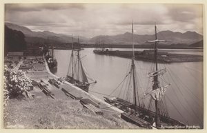 Porthmadog Havn fra nord, 186094. af Francis Bedford