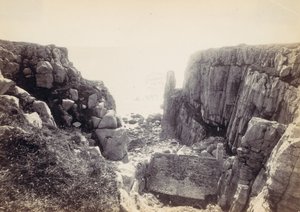 [Rocky Inlet with Seascape], 1870