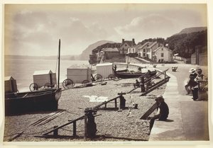 Sidmouth, vest for Esplanade, 186094. af Francis Bedford