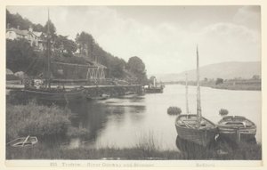 Trefriw-River Conway og Steamer af Francis Bedford