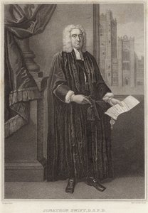 Portræt af Jonathan Swift af Francis Bindon