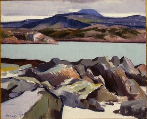Ben More, ovenfra Port Beag na Sligeanach (olie på lærred) af Francis Campbell Boileau Cadell