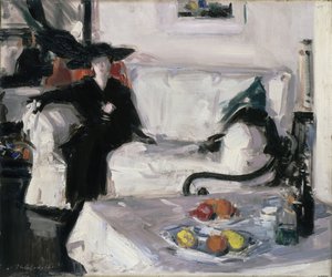 Interiør med figur af Francis Campbell Boileau Cadell