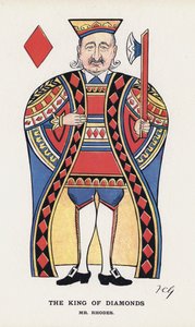 The King of Diamonds, Mr Rhodes (farve litho)