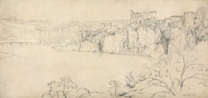 Chepstow Castle på Wye af Francis Danby