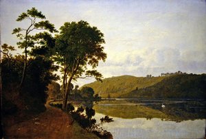 River Avon (olie på lærred) af Francis Danby