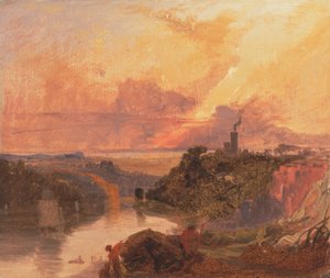 Avon Gorge ved solnedgang af Francis Danby