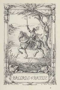 Endnu en bog med vers for børn: Ballader om kamp (litografi) af Francis Donkin Bedford
