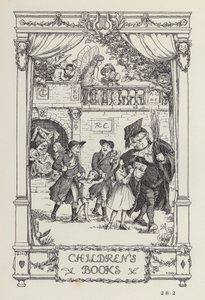 Endnu en bog med vers til børn: Bøger for børn (litografi) af Francis Donkin Bedford