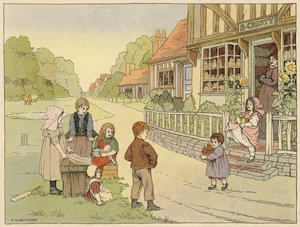 Bedfords bog om butikker: Baker (farvelitografi)