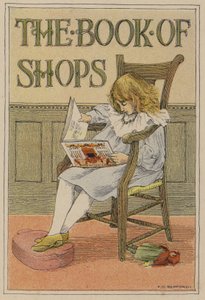 Bedfords bog om butikker: Frontispice (farvelitografi) af Francis Donkin Bedford