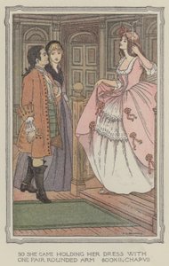 Illustration til The History of Henry Esmond (farvelitografi) af Francis Donkin Bedford