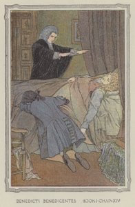 Illustration til The History of Henry Esmond (farvelitografi)
