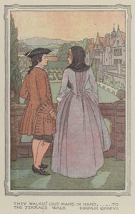 Illustration til The History of Henry Esmond (farvelitografi) af Francis Donkin Bedford