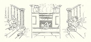 Illustration til Det magiske fiskeben af Charles Dickens (litografi) af Francis Donkin Bedford