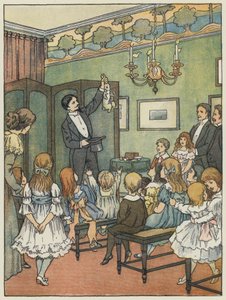 London: The Party (farvelitografi) af Francis Donkin Bedford