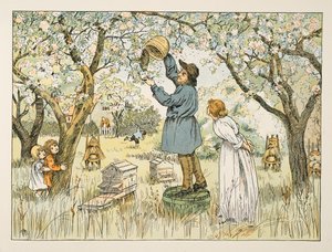 The Bee Farmer, fra Four and Twenty Toilers, pub. 1900 (farvelitografi)