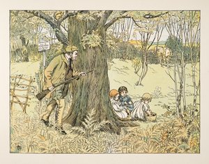 The Gamekeeper, fra Four and Twenty Toilers, pub. 1900 (farvelitografi)