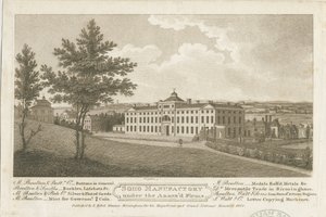 Soho Manufactory: prikkegravering i brunt blæk, og [c 1800]