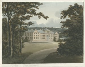 Soho Manufactory: akvarelmaleri med blækkontur og [c 1798]