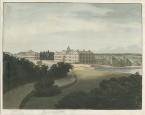 Soho Manufactory: akvarelmaleri med penkontur og [slutningen af det 18. århundrede]