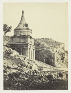 Absaloms grav, Jerusalem af Francis Frith