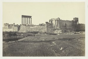 Baalbec, fra syd af Francis Frith
