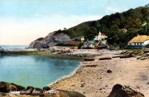 Babbacombe bay, Torquay, Devon, 20. århundrede af Francis Frith