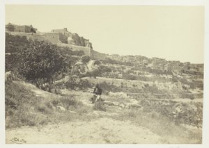 Betlehem, med Fødselskirken af Francis Frith