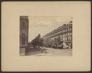 Boulevard des Capucines, på hjørnet af Rue Louis le Grand, Paris af Francis Frith