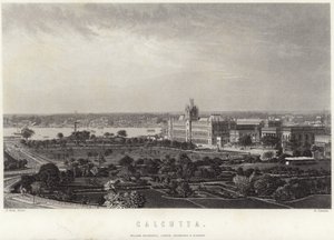 Calcutta i Vestbengalen af Francis Frith