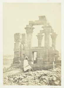Tidlig morgen i Wady Kardassy, Nubia, 1857. af Francis Frith