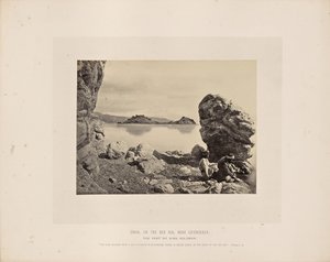 Graia, ved Det Røde Hav, nær Eziongeber af Francis Frith