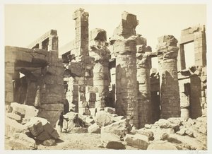 Søjlesal, 1857. af Francis Frith