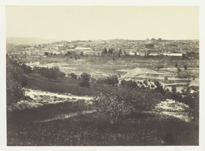 Jerusalem, fra Oliebjerget, nr. 1 af Francis Frith