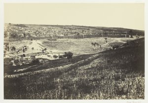 Jerusalem, fra Oliebjerget, nr. 2 af Francis Frith