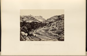 Jerusalem, fra En-Rogels brønd af Francis Frith