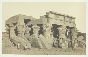 Kom til Ombo, Øvre Egypten, 1857. af Francis Frith