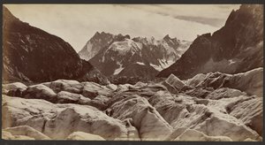 Mer de Glace, Mont Blanc af Francis Frith